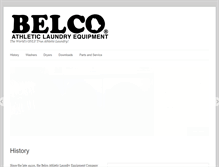 Tablet Screenshot of belcoathleticlaundry.com